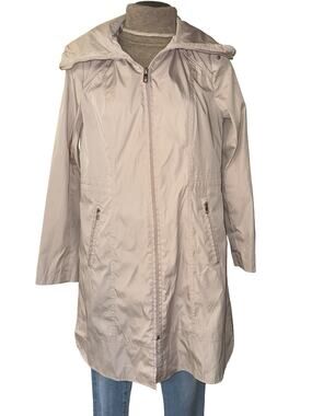 Cole Haan Champagne Pink Car Coat / Rain Coat Sz SP Woman’s